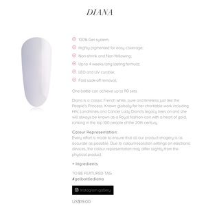 The Gel Bottle Diana (Milk white) Gel Polish